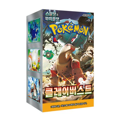 Pokémon Clay Burst Displaybox (Koreanische Version)