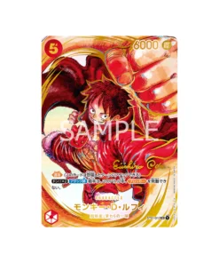 One Piece Awakening Of The New Era [op 05] ST01-012 : Monkey.D.Luffy (Parallèle 3) - Signature d'Eichiro