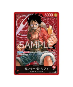 One Piece Strohhutbande Karte ST01-001: Monkey D. Luffy