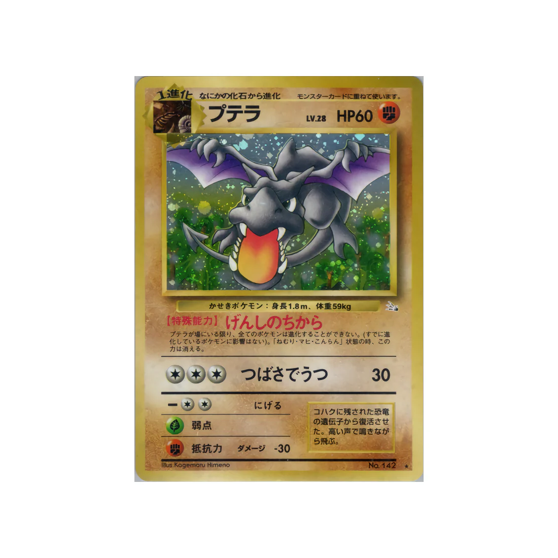 Pokémon-Kartenzauberer Fossil: Aerodactyl 041